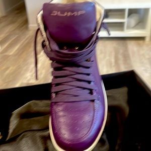 JUMP 8 Vanquish  Soft Leather High Top Sneakers Unisex